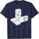 Domino Pieces With Miami Dade Area Code 305 T-Shirt - T-Shirt | Navy