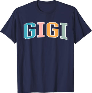Gigi for Grandma Grandmother Announcement Mothers Day T-Shirt - T-Shirt | Navy