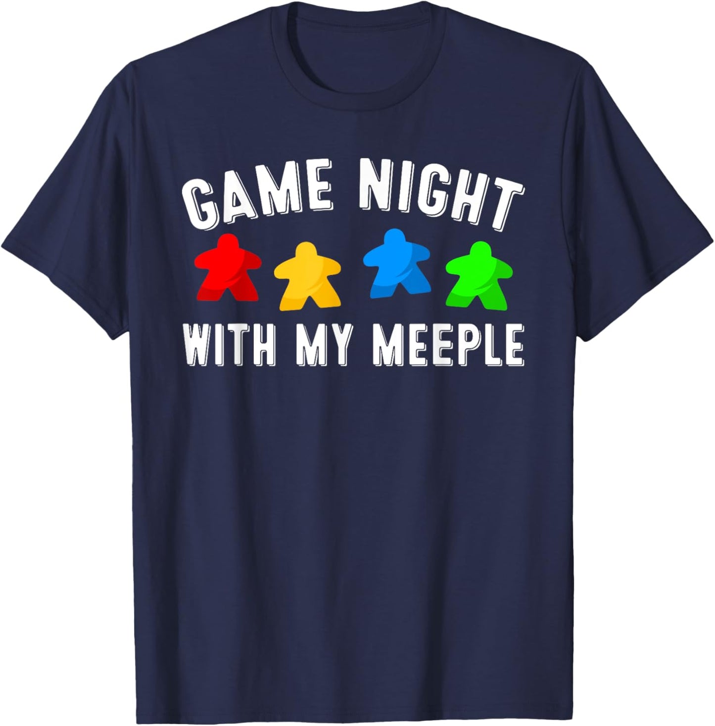 Funny Game Night Gift Board Gamer Men Women Boys Girls T-Shirt - T-Shirt | Navy