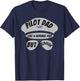 Pilot Dad - Funny Pilot Father & Aviation Airplane Gift T-Shirt - T-Shirt | Navy