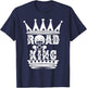 King of the Road - Motorcycle Biker Chopper Freedom Rider T-Shirt - T-Shirt | Navy