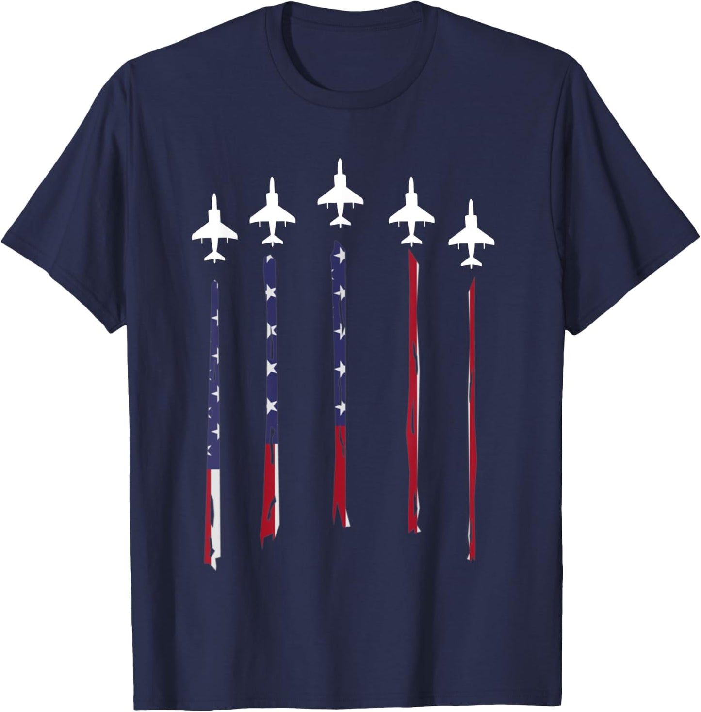 AV-8B Harrier Flag T-Shirt - T-Shirt | Navy