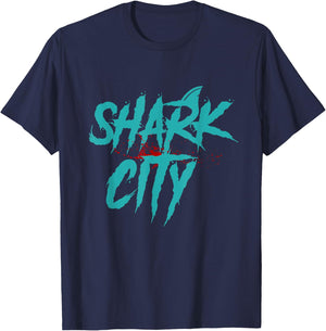 Shark City, San Jose Savages, San Jo, 408, SJ San Jose Shirt T-Shirt - T-Shirt | Navy