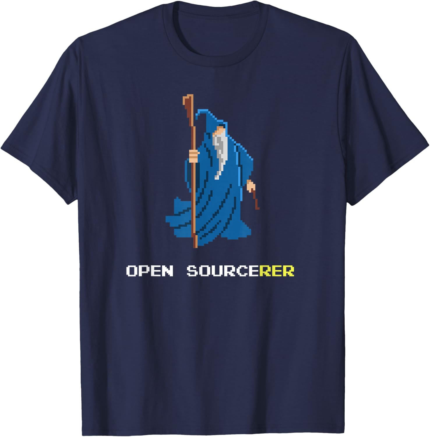 Open Source Shirt - Open Sourcerer - Open Sorcerer T-Shirt - T-Shirt | Navy