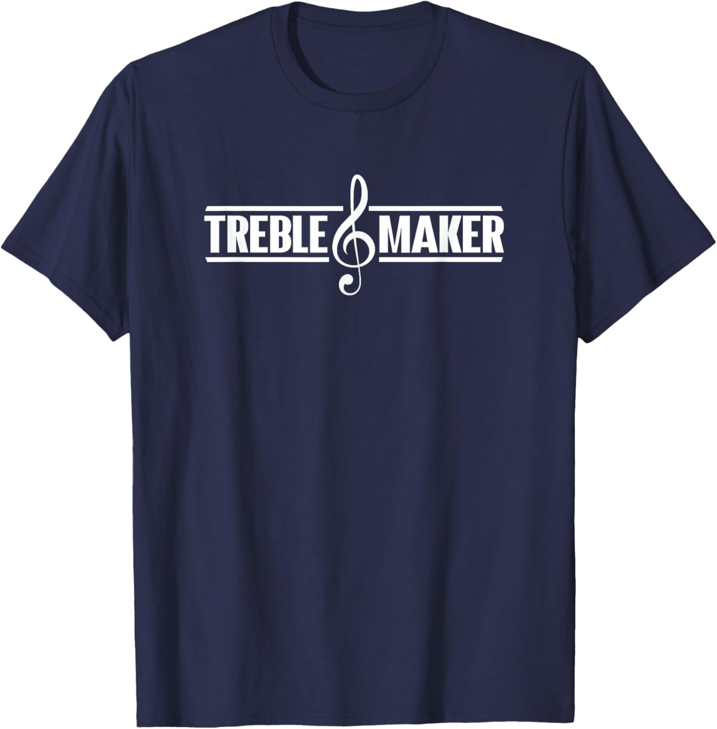 Treble Maker Piano Player Pianist Music T-Shirt - T-Shirt | Navy