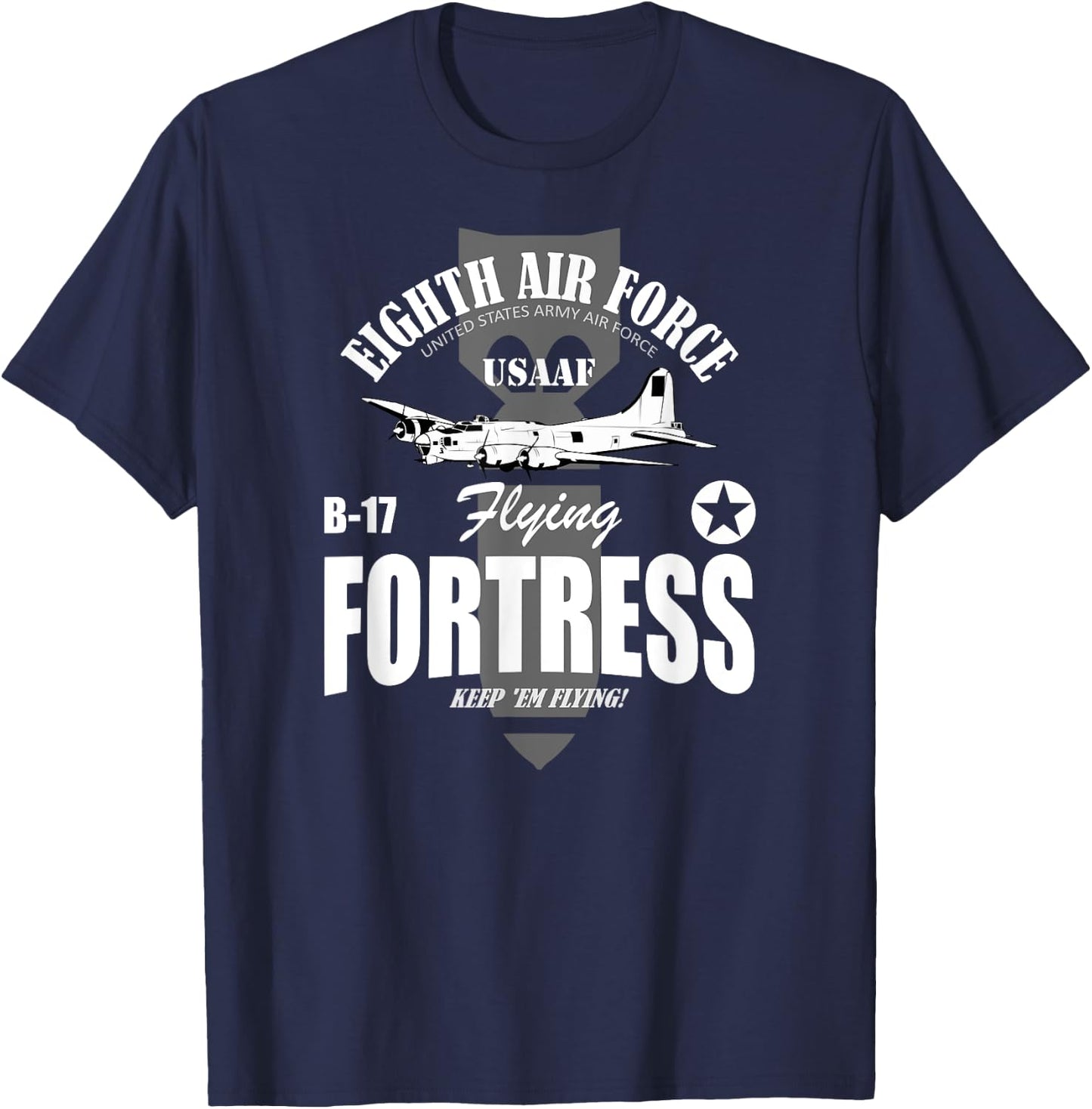 B-17 Flying Fortress T-Shirt - T-Shirt | Navy