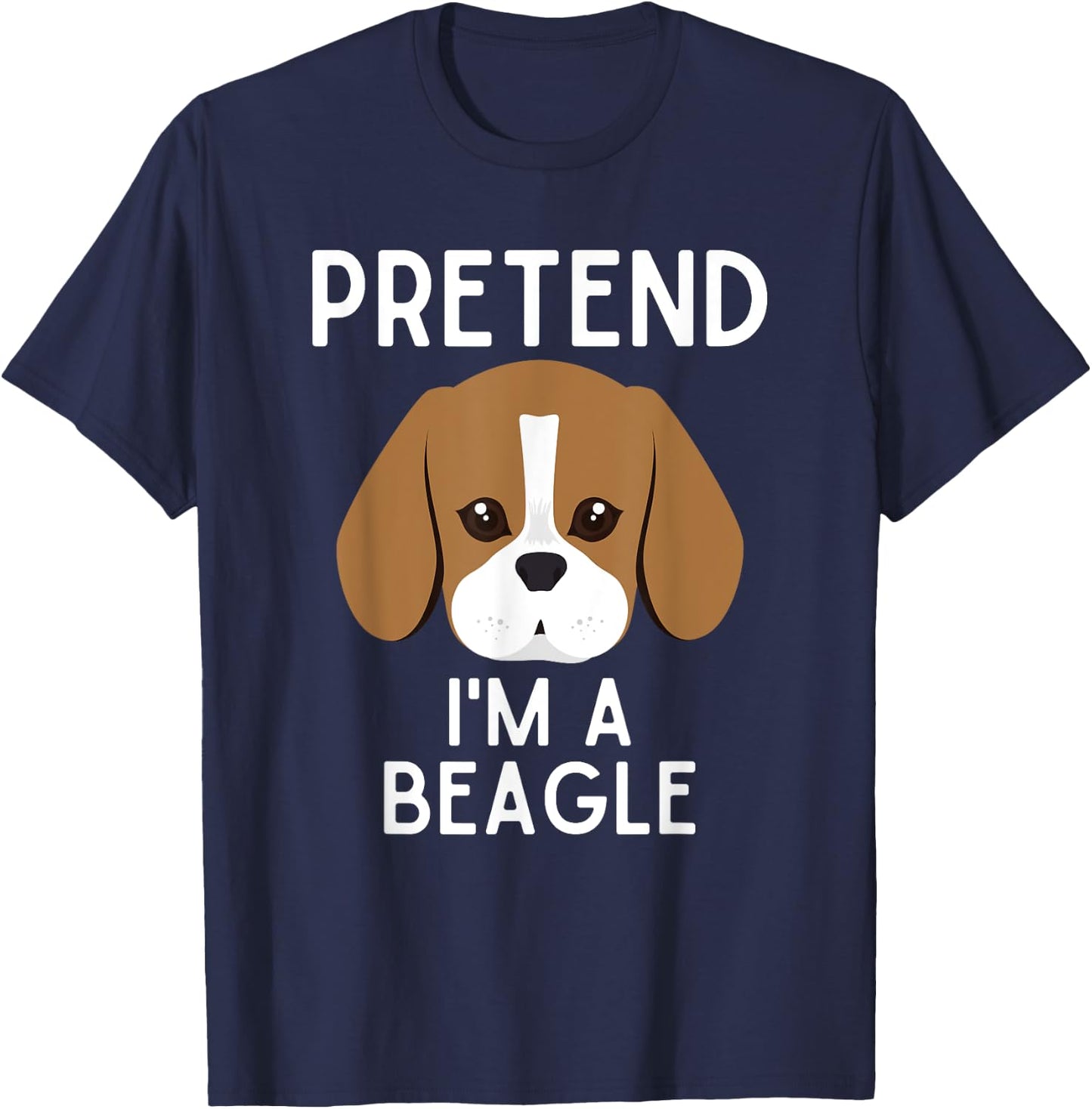 Halloween Beagle Costume Men Women Adult Beagle T-Shirt - T-Shirt | Navy