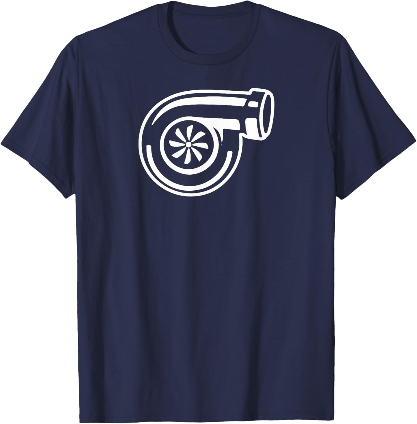 Turbo Turbocharger Boost Fast Tuner Car JDM Racing Dad Men T-Shirt - T-Shirt | Navy