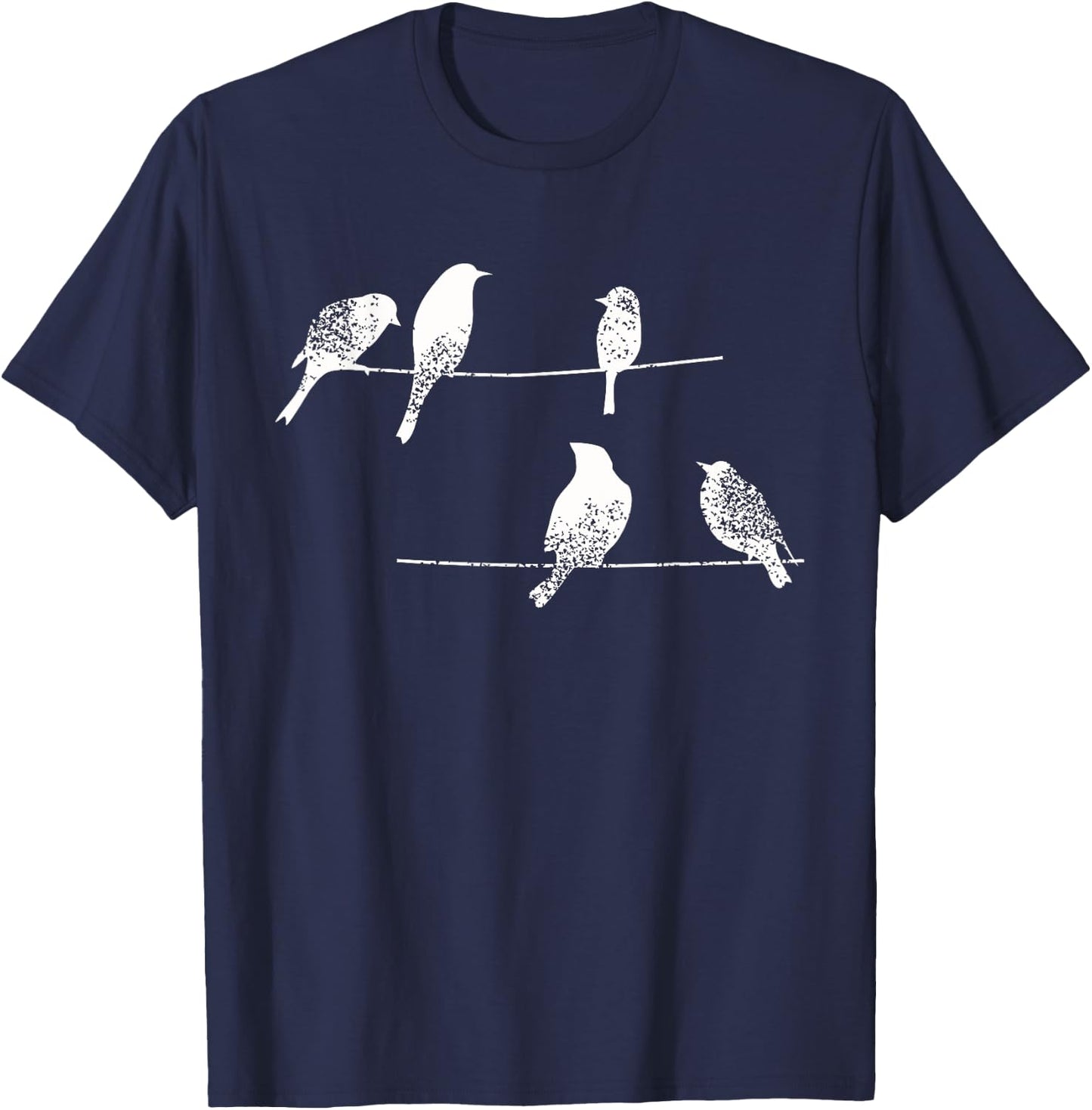 Birds On A Branch - Birding Funny Bird Watching Bird Watcher T-Shirt - T-Shirt | Navy
