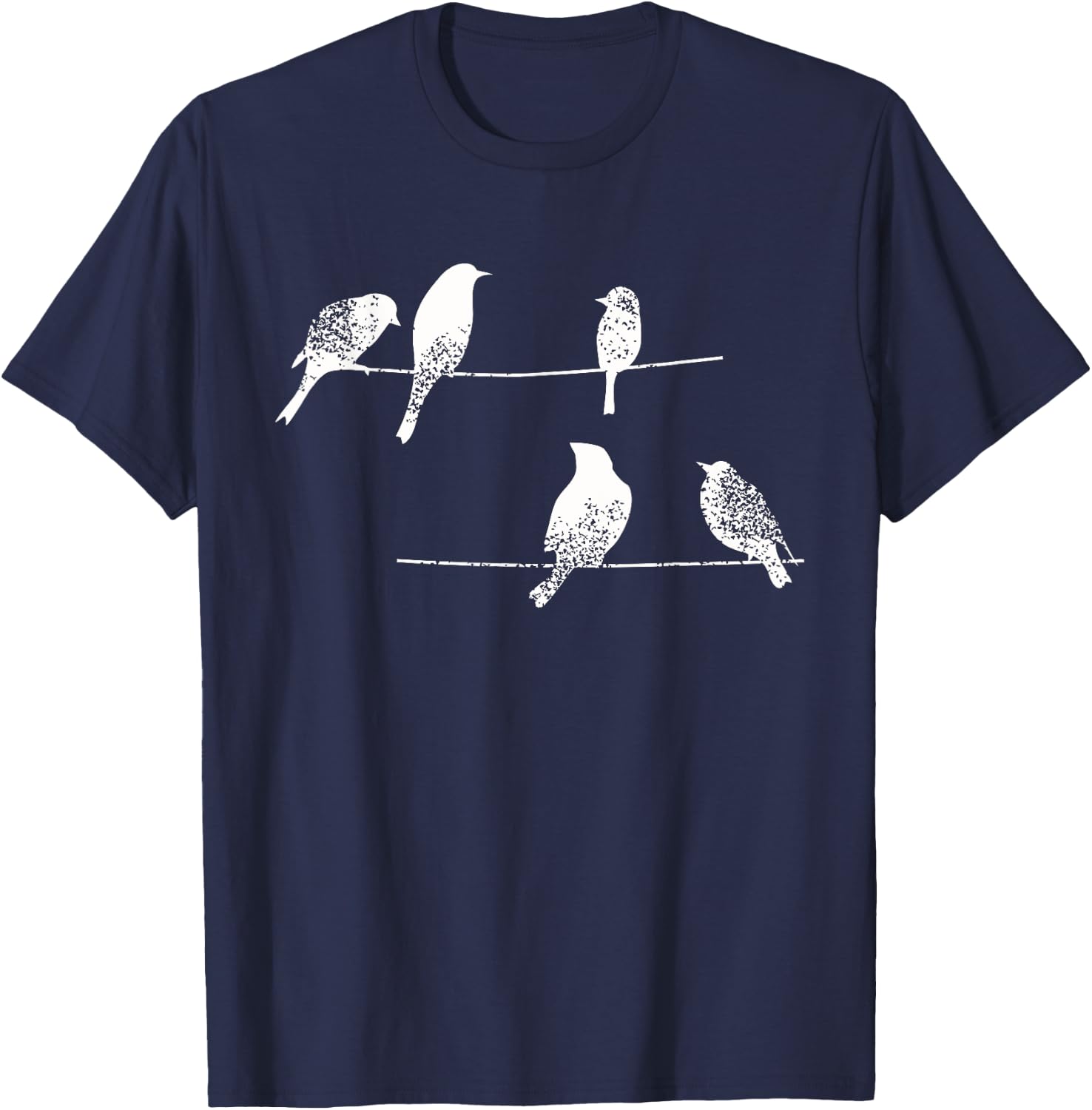 Birds On A Branch - Birding Funny Bird Watching Bird Watcher T-Shirt - T-Shirt | Navy