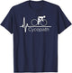 NoneBetter Cycopath Cycling - Black, 3X-Large, -Adults T-Shirt - T-Shirt | Navy