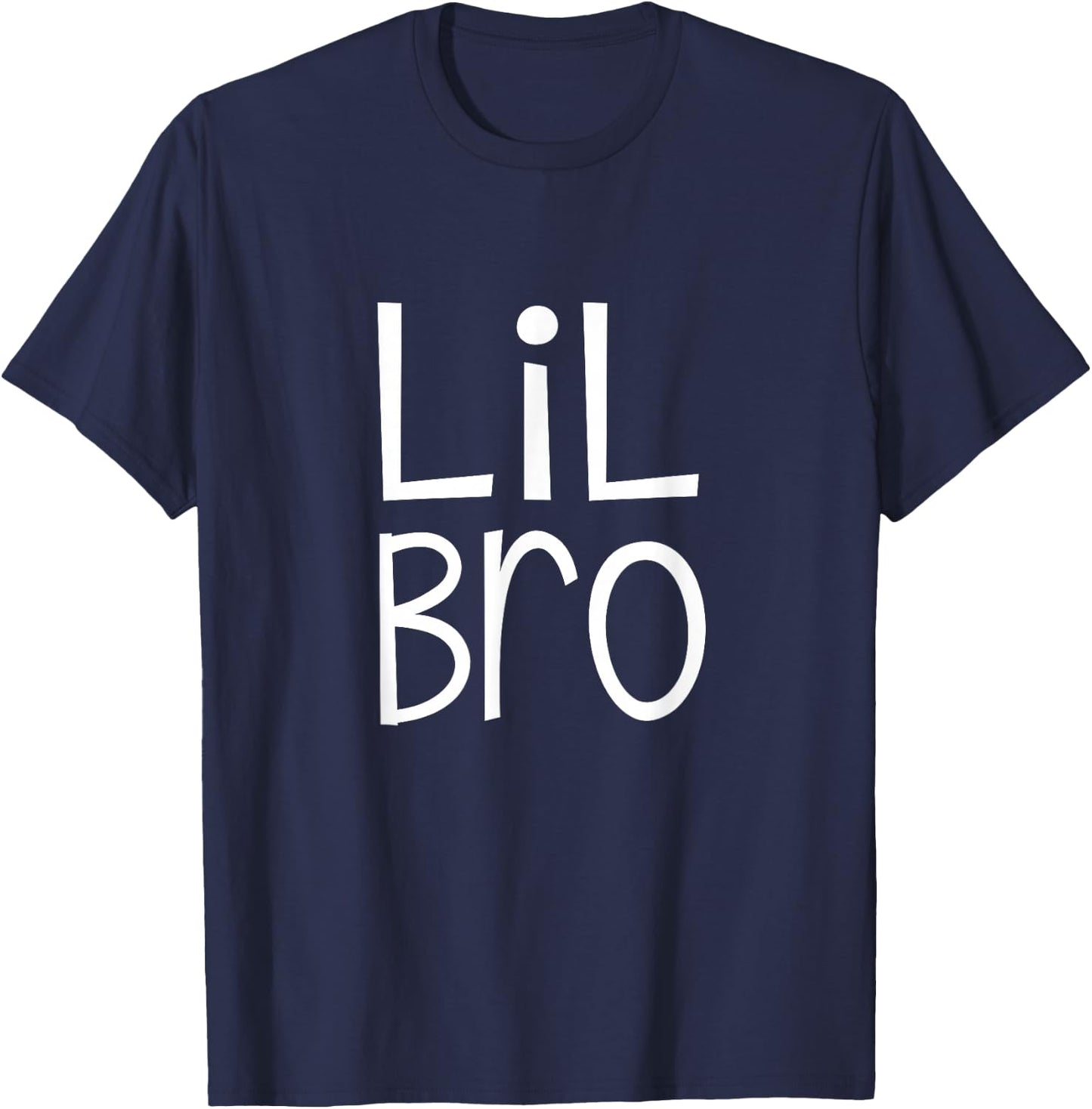 Lil Bro Little Brother Boys Matching Siblings Family T-Shirt - T-Shirt | Navy