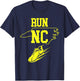 Running Shirt Run North Carolina Runners T-Shirt - T-Shirt | Navy