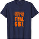 Run Like You're The Final Girl Funny Halloween Horror Movie T-Shirt - T-Shirt | Navy