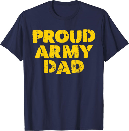 Proud Army Dad T-Shirt - T-Shirt | Navy
