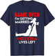 Game over - bachelor party groom wedding T-Shirt - T-Shirt | Navy