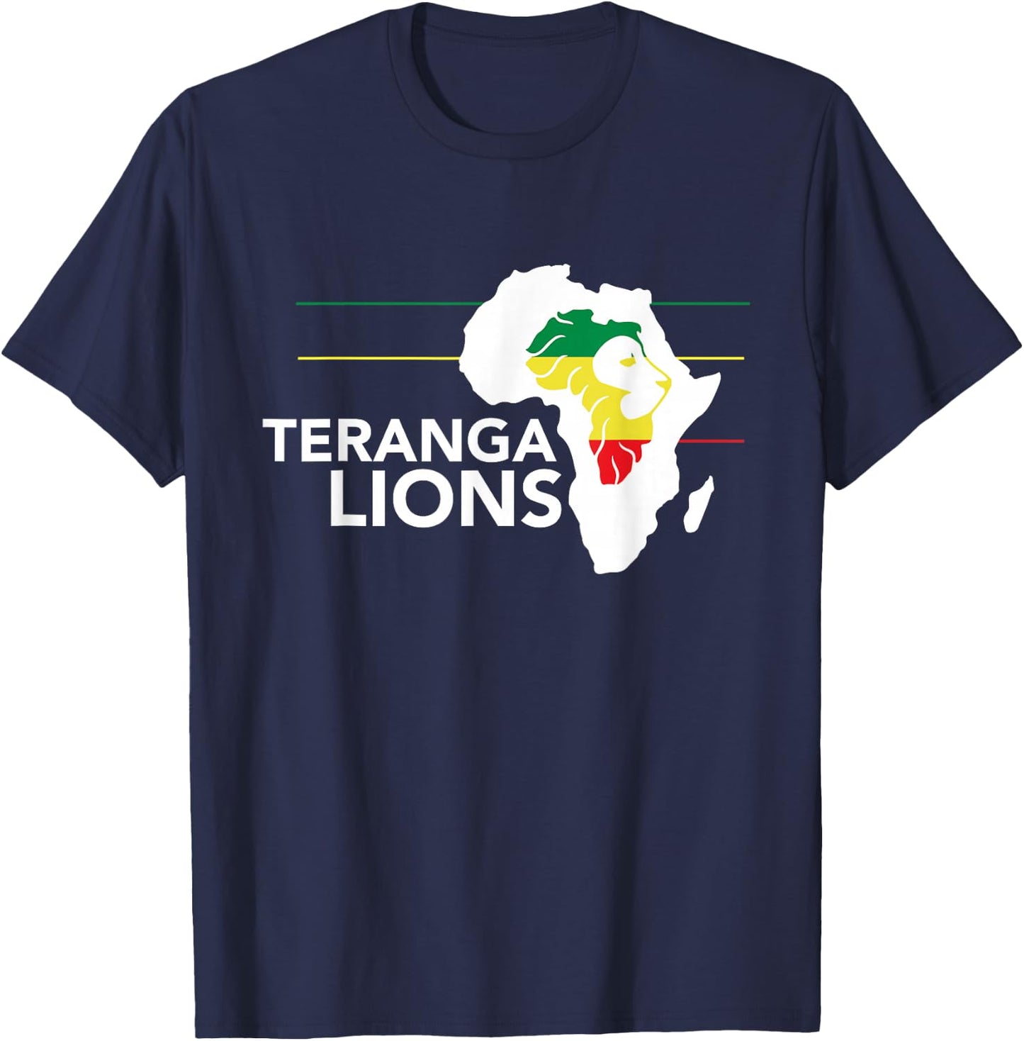 Teranga Lions Senegal Soccer Football Gift T-Shirt - T-Shirt | Navy