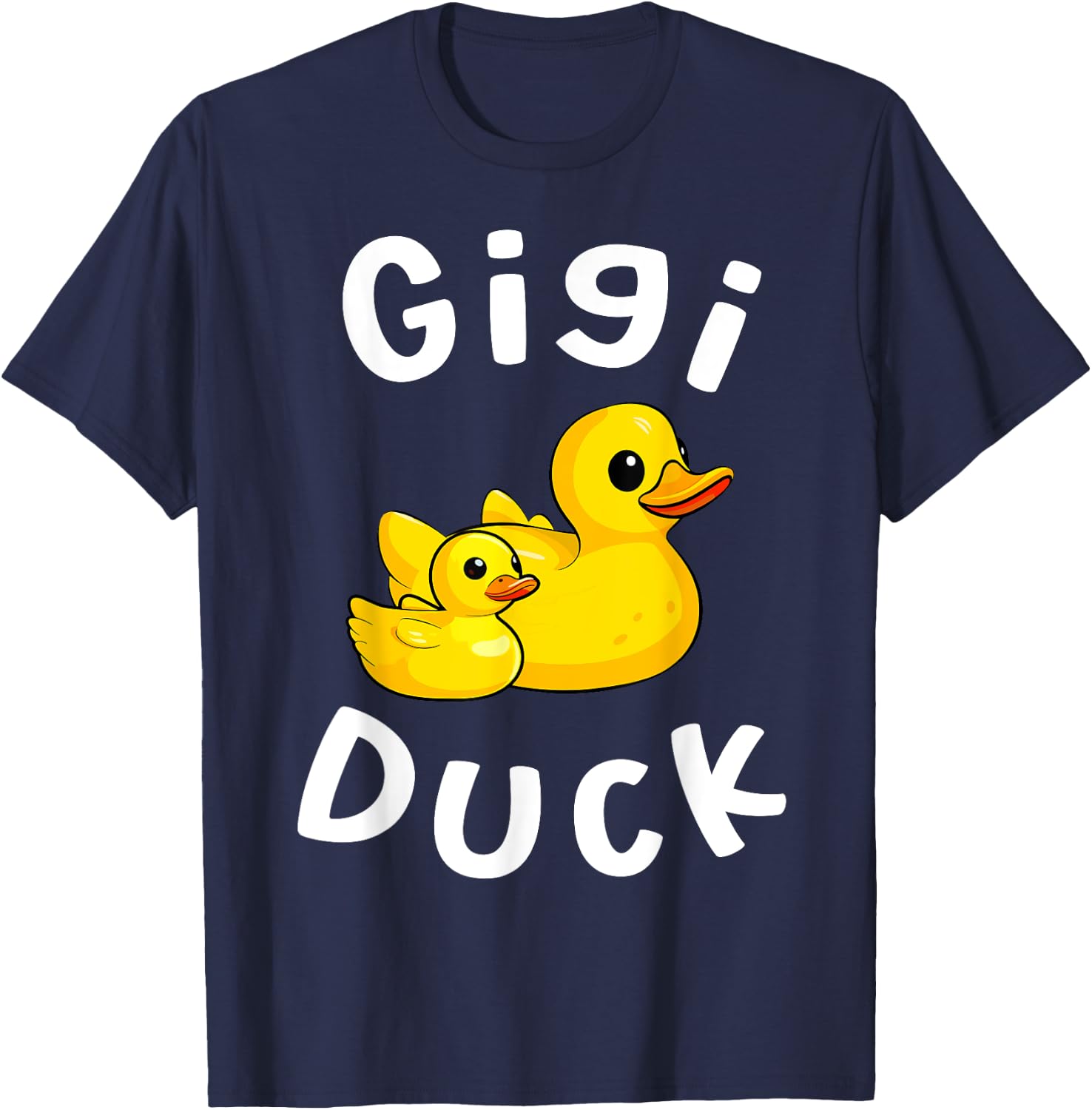 Gigi Duck Birthday Rubber Duck Kids Family Matching T-Shirt - T-Shirt | Navy