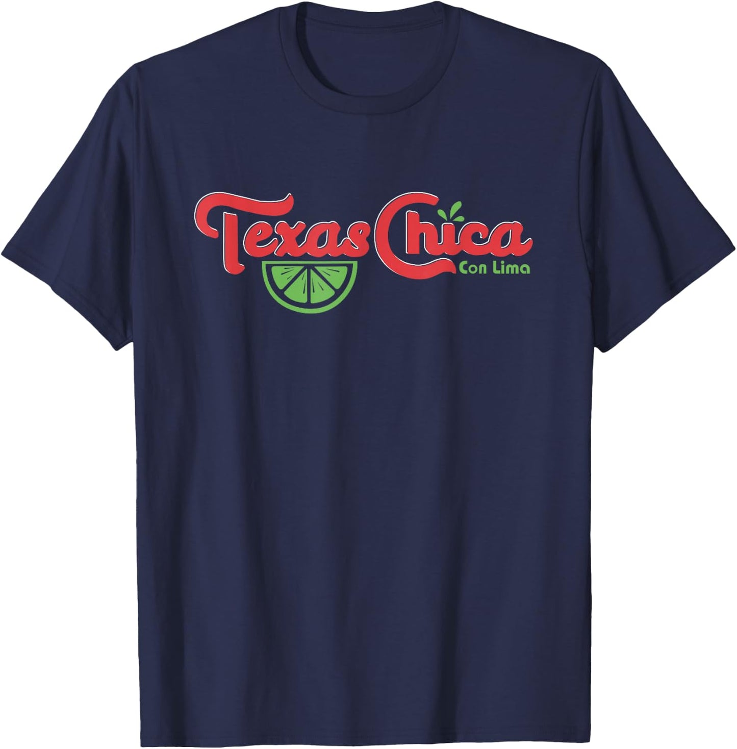 Women Texas Chica Latina Graphic 1 Proud Vintage Texas Pride T-Shirt - T-Shirt | Navy