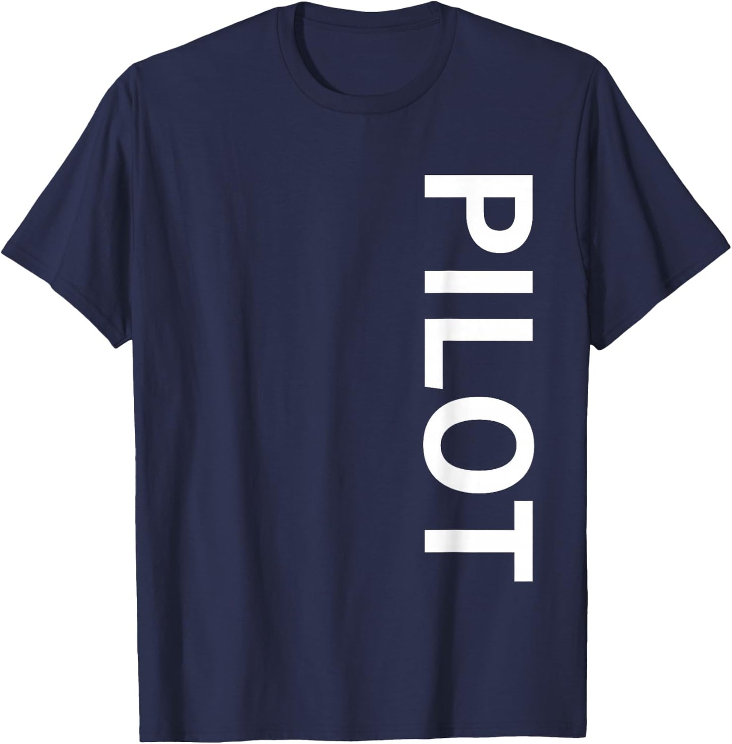 Pilot Vertical T-Shirt - T-Shirt | Navy