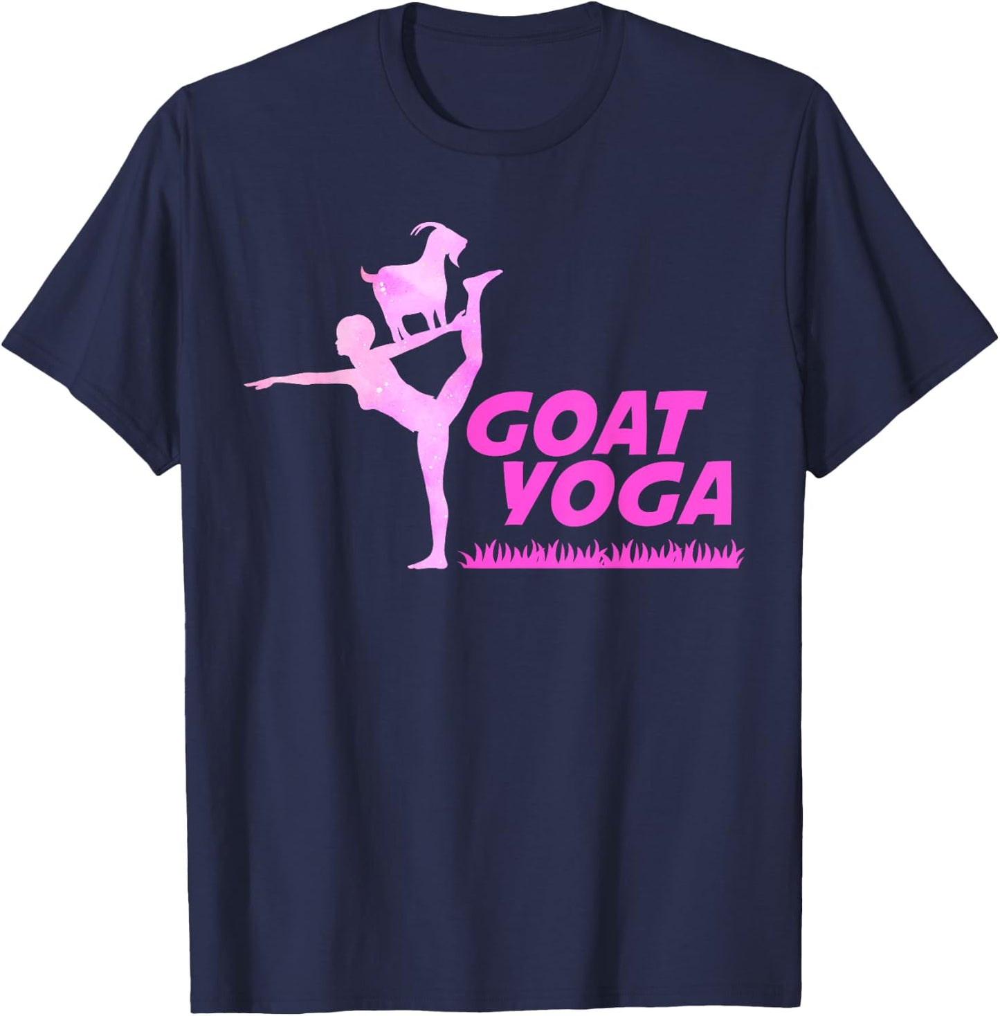 Goat Yoga T-Shirt - T-Shirt | Navy