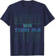 11th birthday 11 years old Binary code coder Computer scienc T-Shirt - T-Shirt | Navy