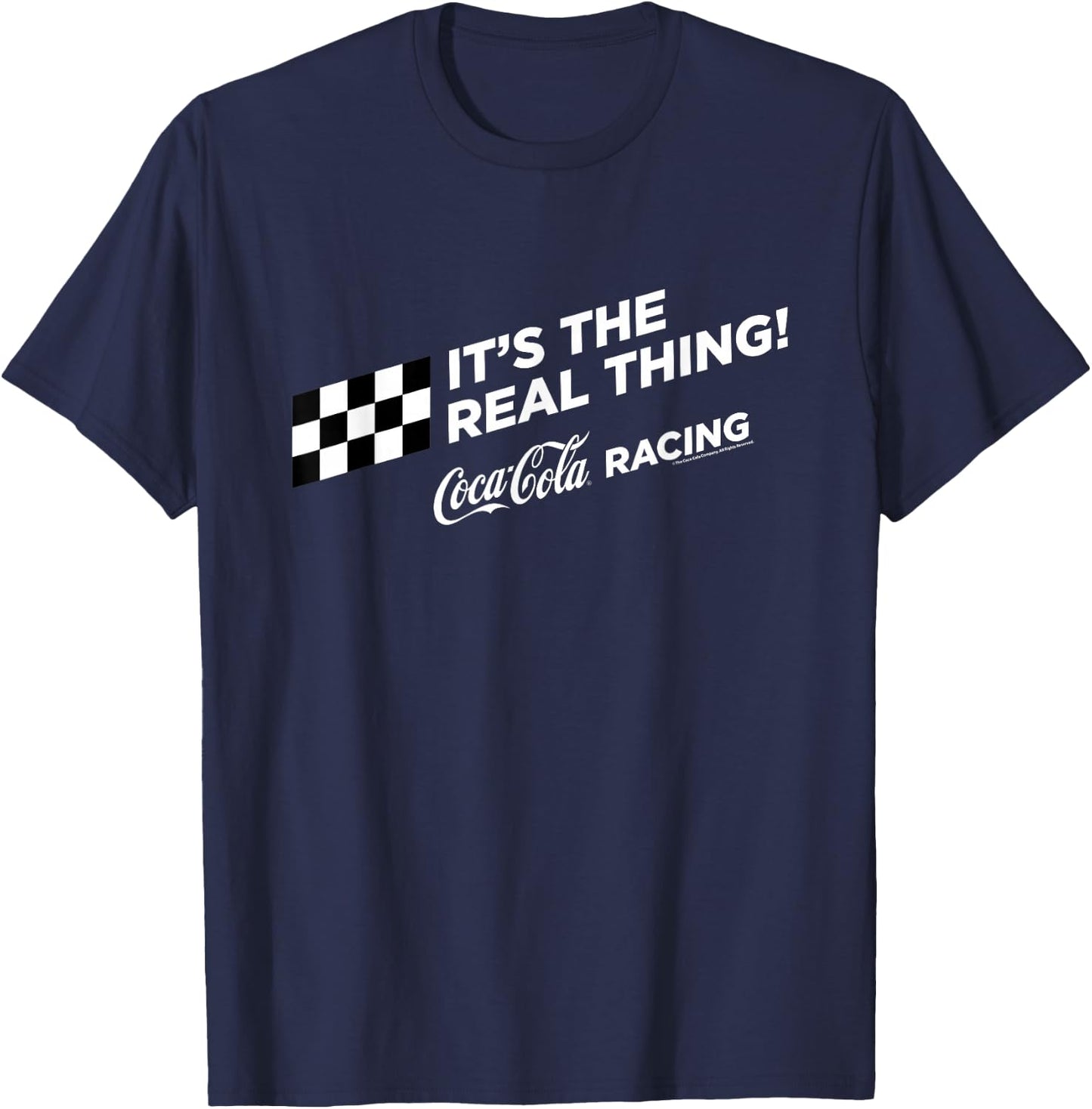 Coca-Cola Racing It's The Real Thing T-Shirt - T-Shirt | Navy