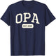 New Opa Est 2026 1st First Time Pregnancy Announcement T-Shirt - T-Shirt | Navy
