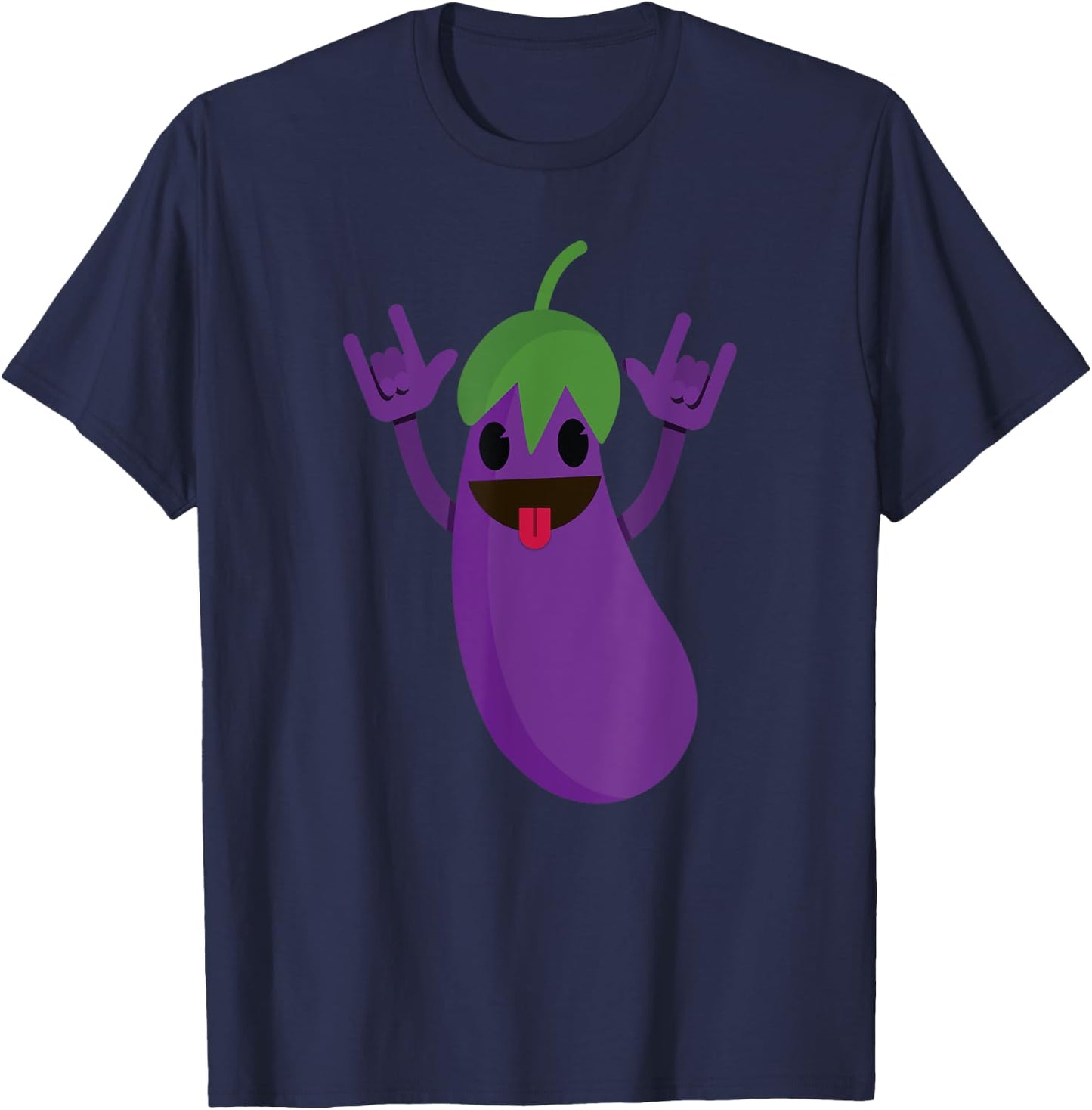 Dancing Eggplant Funny Dance Fruit Dancer Gift T-Shirt - T-Shirt | Navy