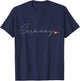Deutschland Simple Love German Flag Heart on Germany T-Shirt - T-Shirt | Navy