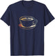 Coffee Retro Style Vintage T-Shirt - T-Shirt | Navy