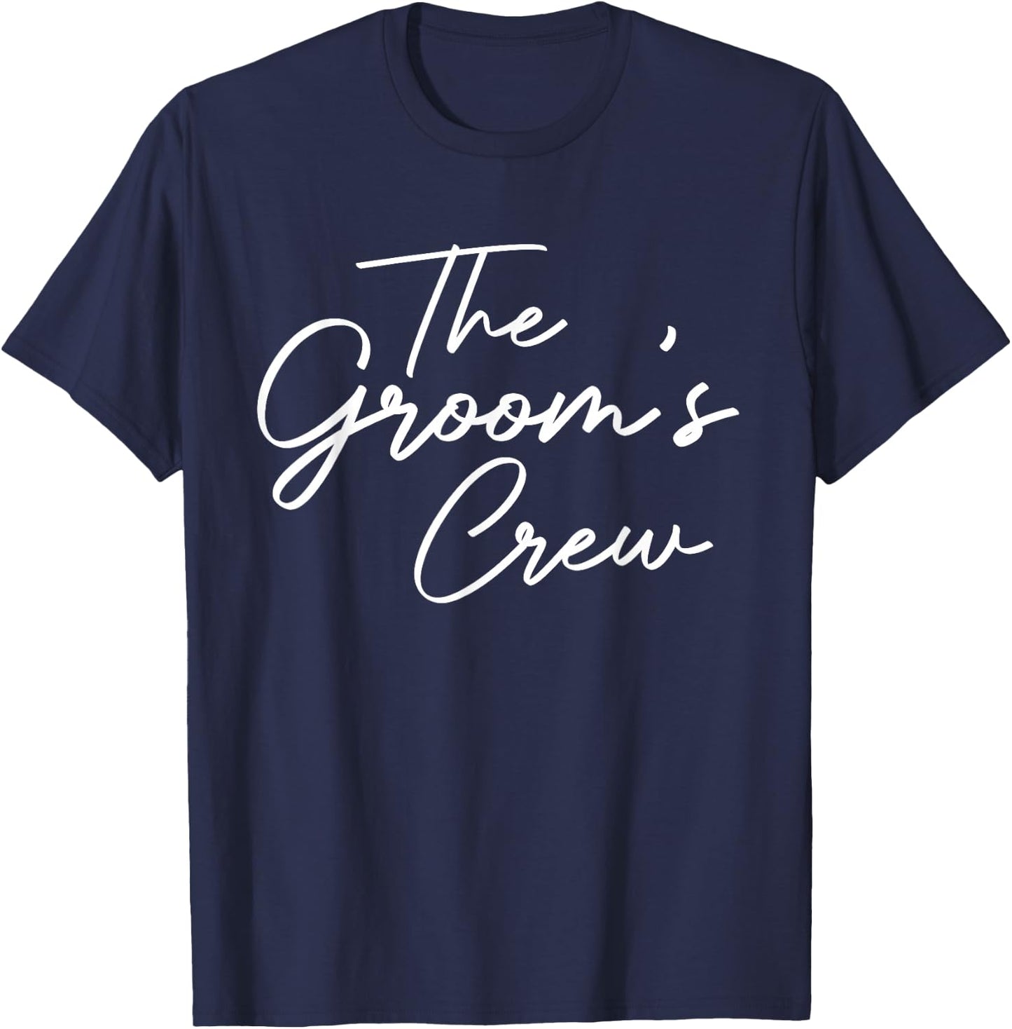 Groom Crew Bachelor Party Groomsmen Stag Group Outfit Men's T-Shirt - T-Shirt | Navy