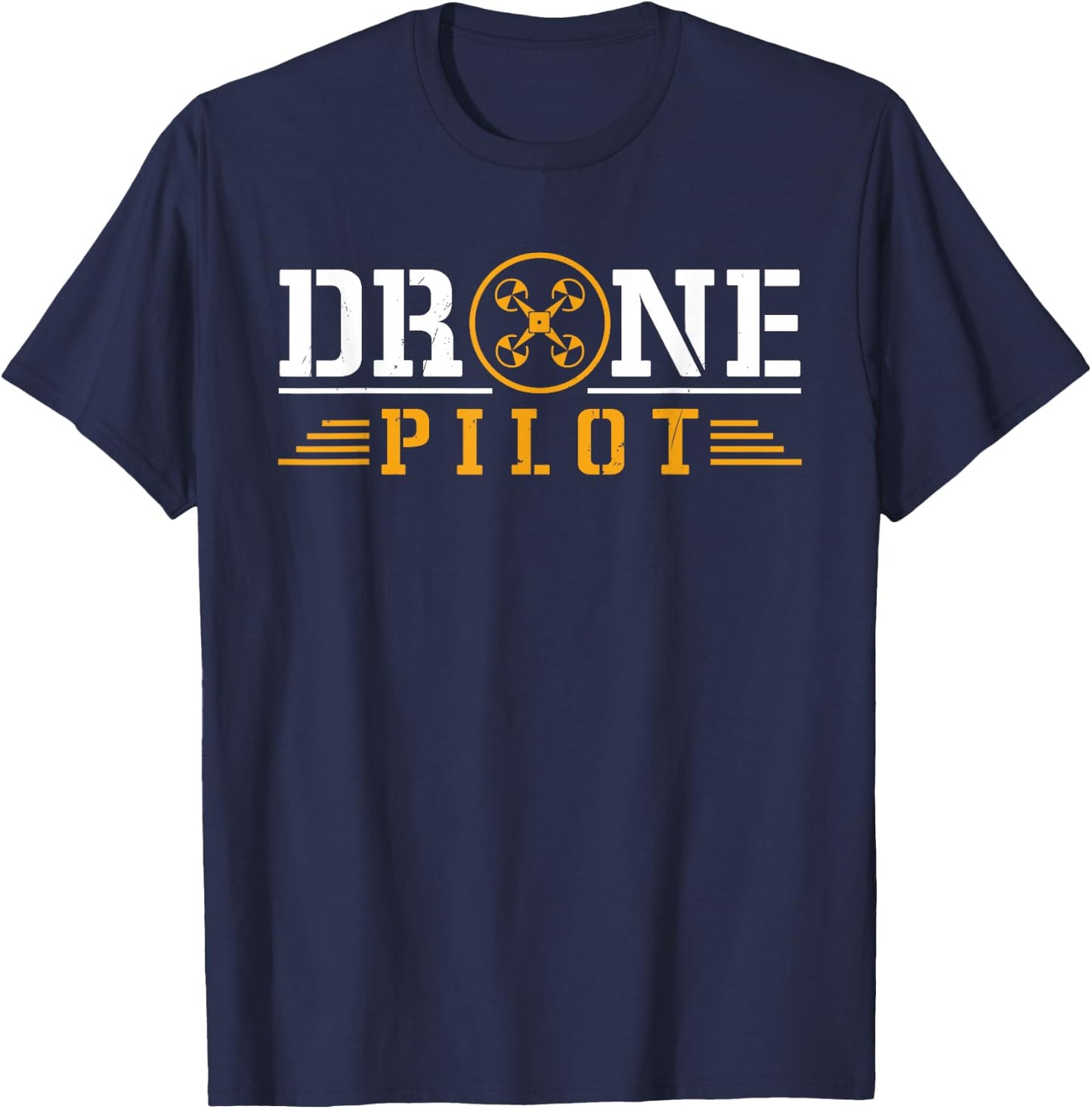 Drone Pilot Funny Quadrotor Drone Pilot Drones T-Shirt - T-Shirt | Navy