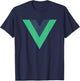 Vue.js JavaScript JS Frontend Software Engineer Programmer T-Shirt - T-Shirt | Navy