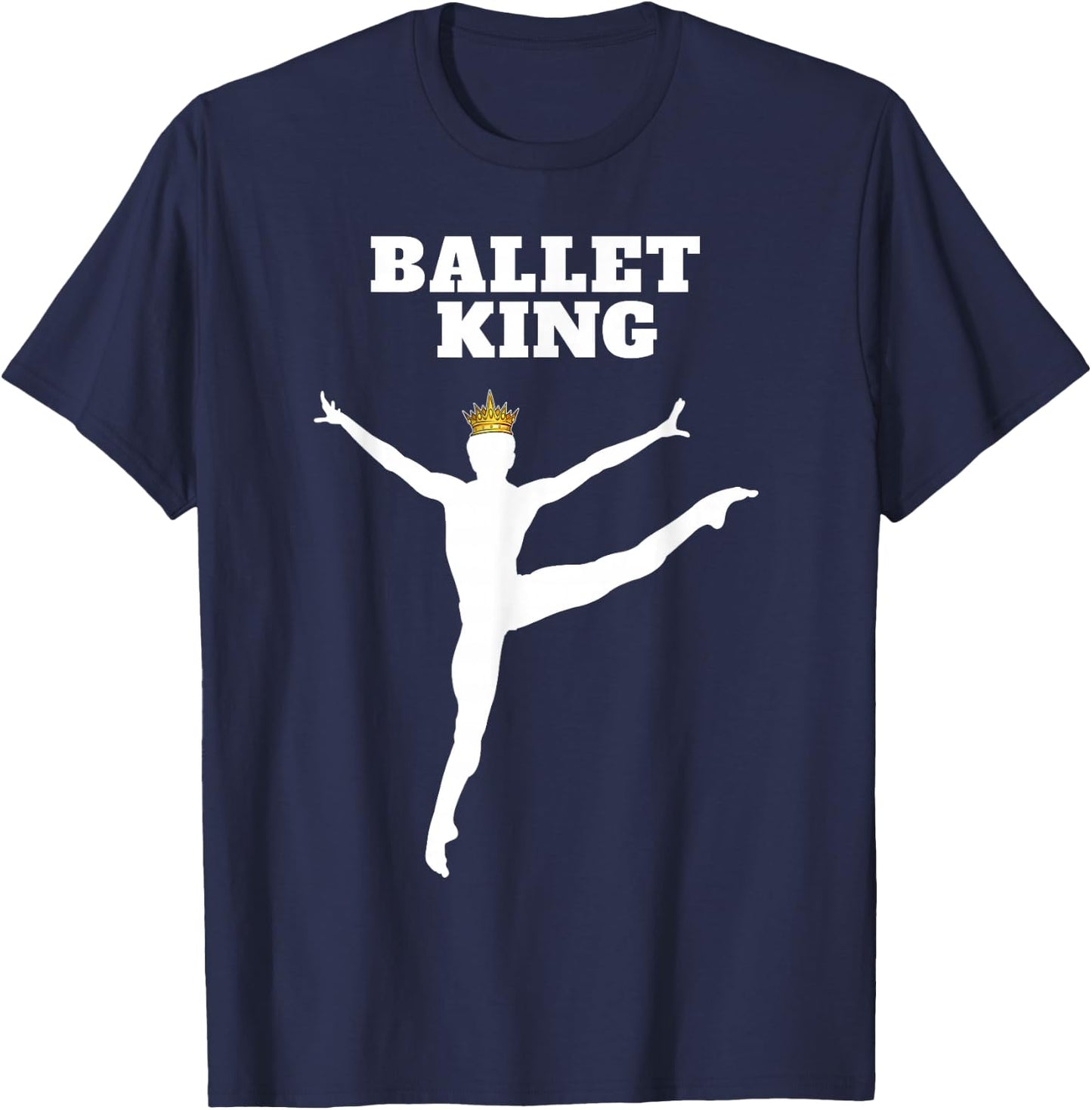 Ballet King | Ballet | Boys Ballet T-Shirt - T-Shirt | Navy