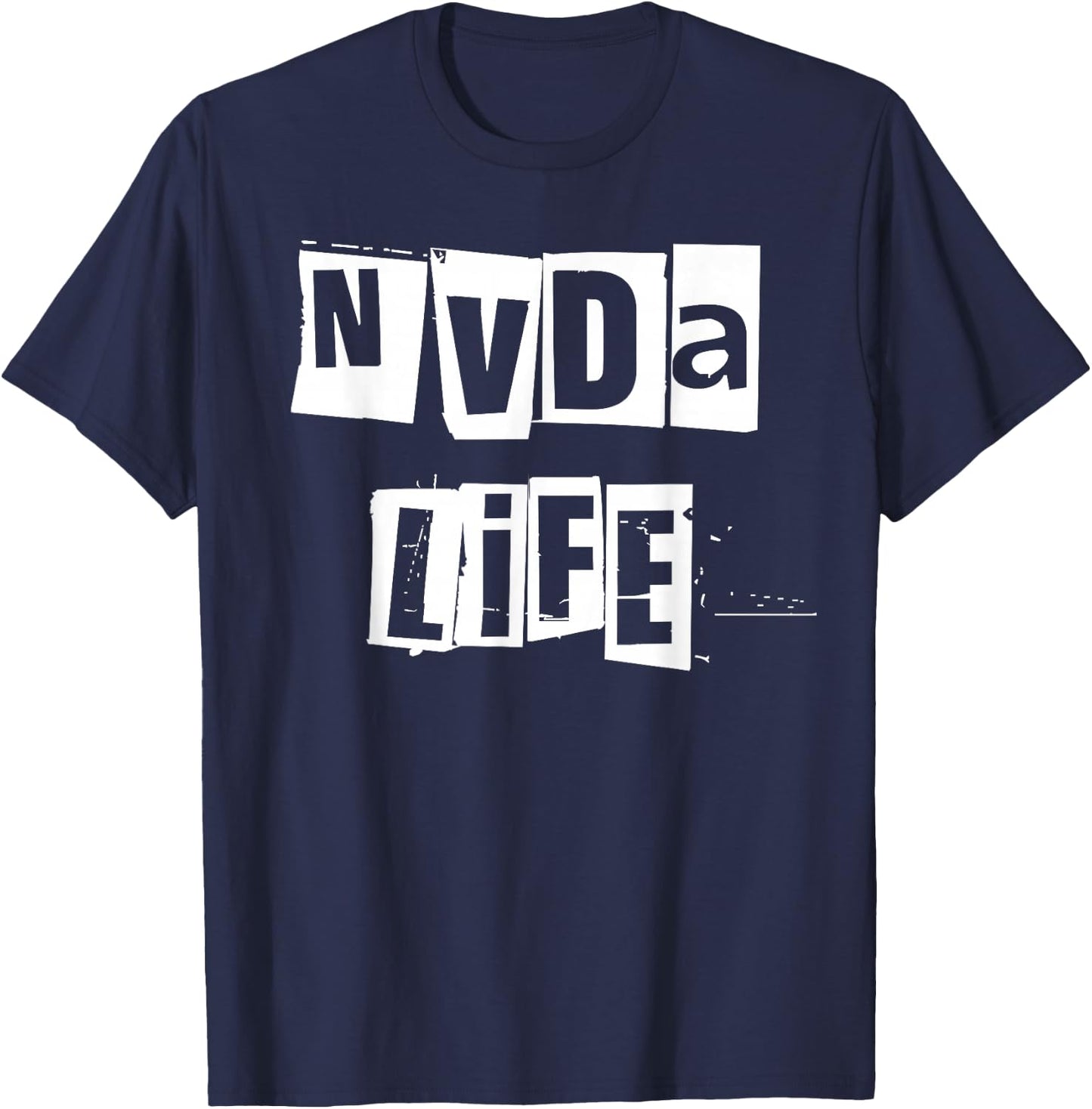 NVDA Life T-Shirt - T-Shirt | Navy