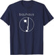 The bauhausART Logo - 100th Anniversary of The Design School T-Shirt - T-Shirt | Navy