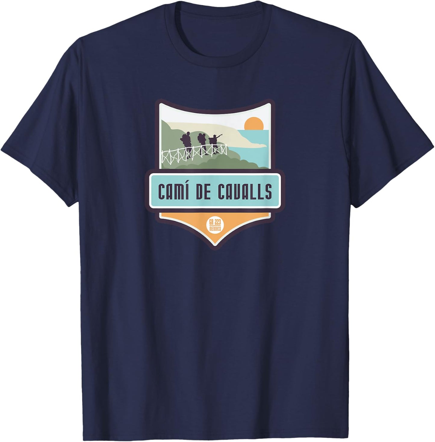 Cami de Cavalls - GR 223, Minorca T-Shirt - T-Shirt | Navy