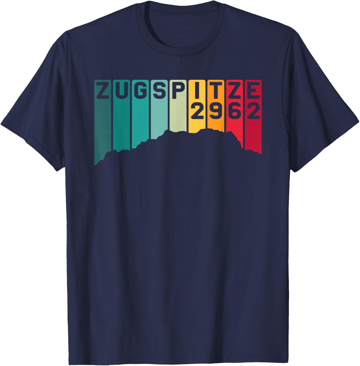 Zugspitze Garmisch Bayern Germany Mountain Hiking Souvenir T-Shirt - T-Shirt | Navy