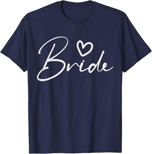Bride Squad Bachelorette Party Bridesmaid Crew Bridal Shower T-Shirt - T-Shirt | Navy