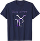 Taurus Gemini Cusp Zodiac Horoscope T-Shirt - T-Shirt | Navy