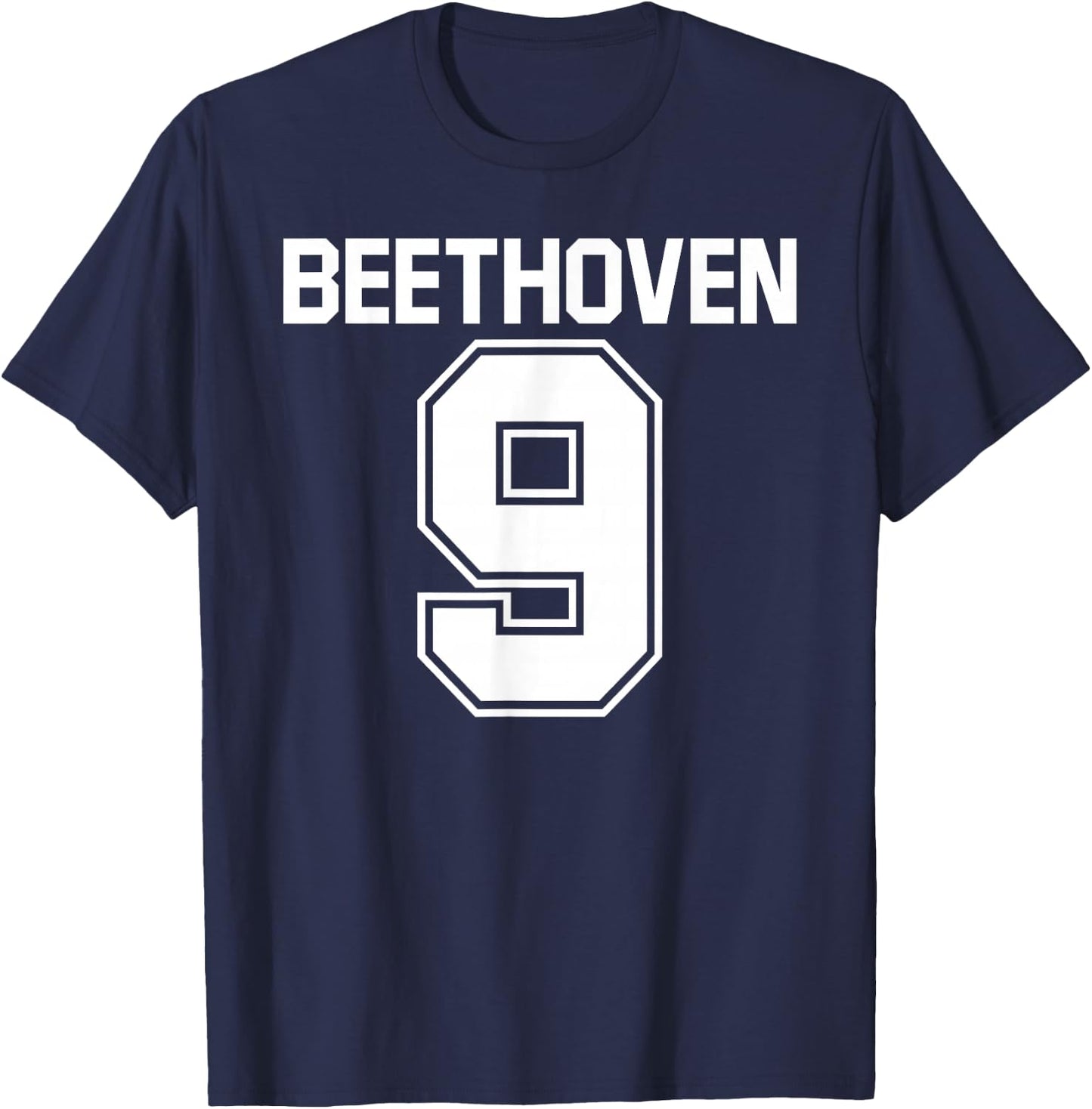 Beethoven 9th Symphony Composer T-Shirt - T-Shirt | Navy