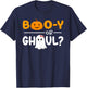 Boo-y Or Ghoul Gender Reveal Halloween Baby Shower Party T-Shirt - T-Shirt | Navy