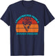I piggybacked from a dough freezer - retro sunset T-Shirt - T-Shirt | Navy