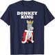 Donkey King | Donkey | Boys Donkey T-Shirt - T-Shirt | Navy