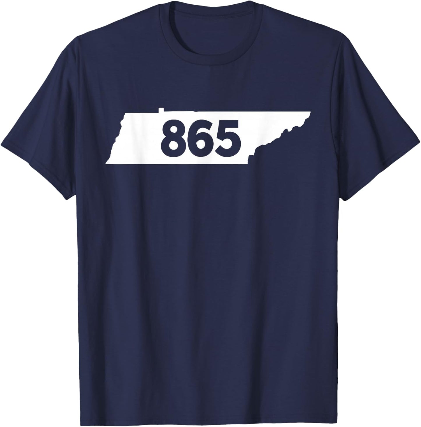 Tennessee 865 Area Code T-Shirt - T-Shirt | Navy