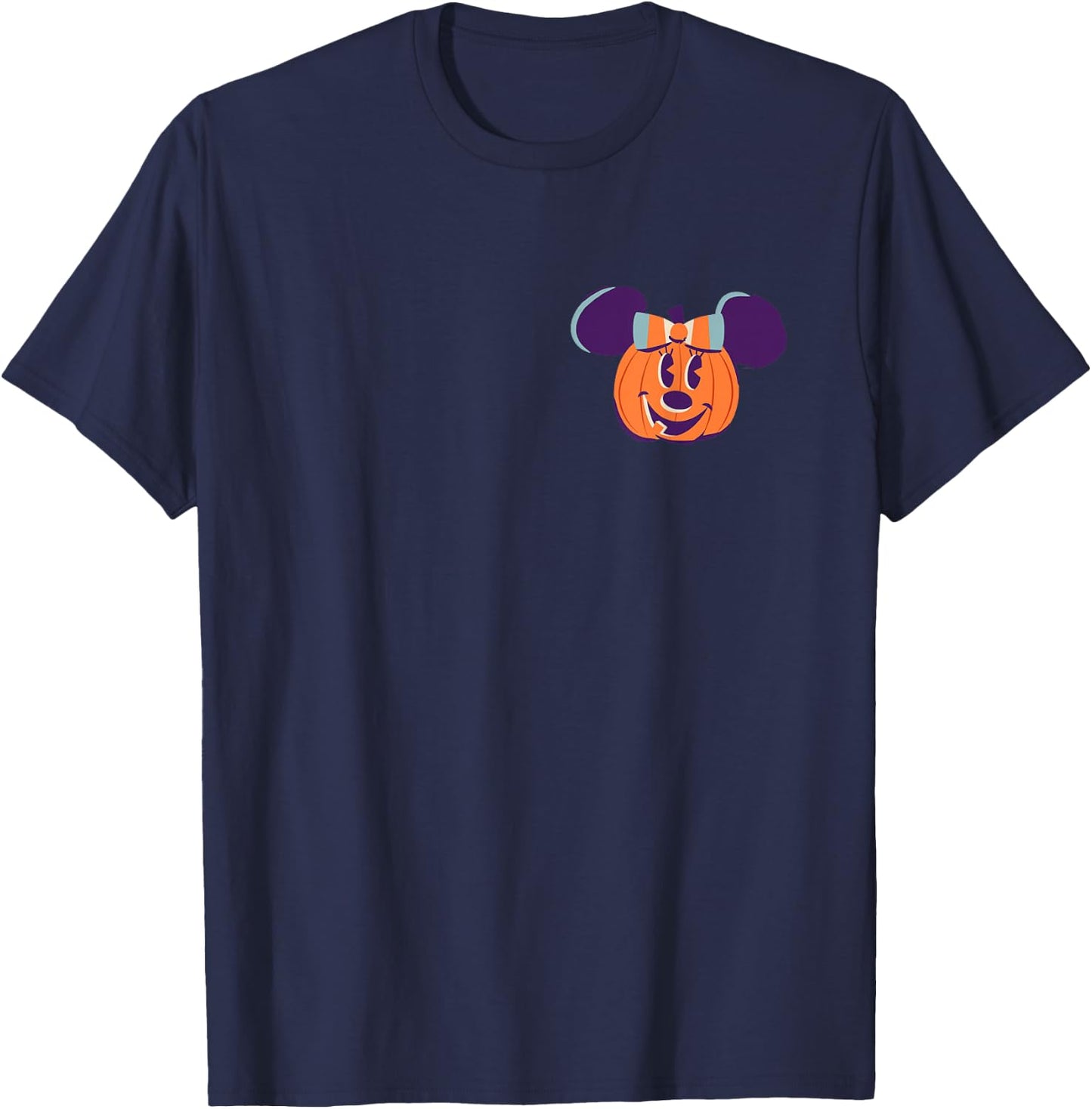 Disney Minnie Mouse Pumpkin Jack-O’-Lantern Halloween T-Shirt - T-Shirt | Navy