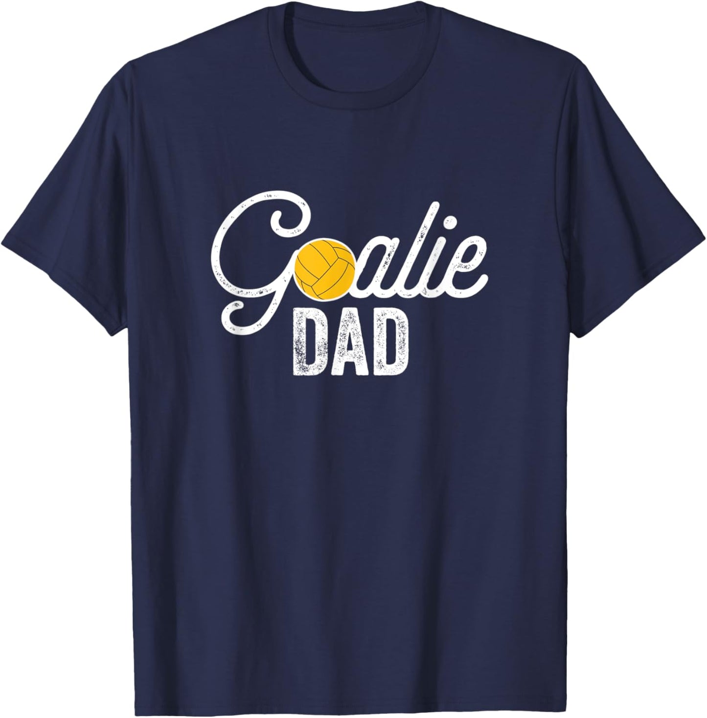 Goalie Dad Water Polo Goalie Swimming T-Shirt - T-Shirt | Navy