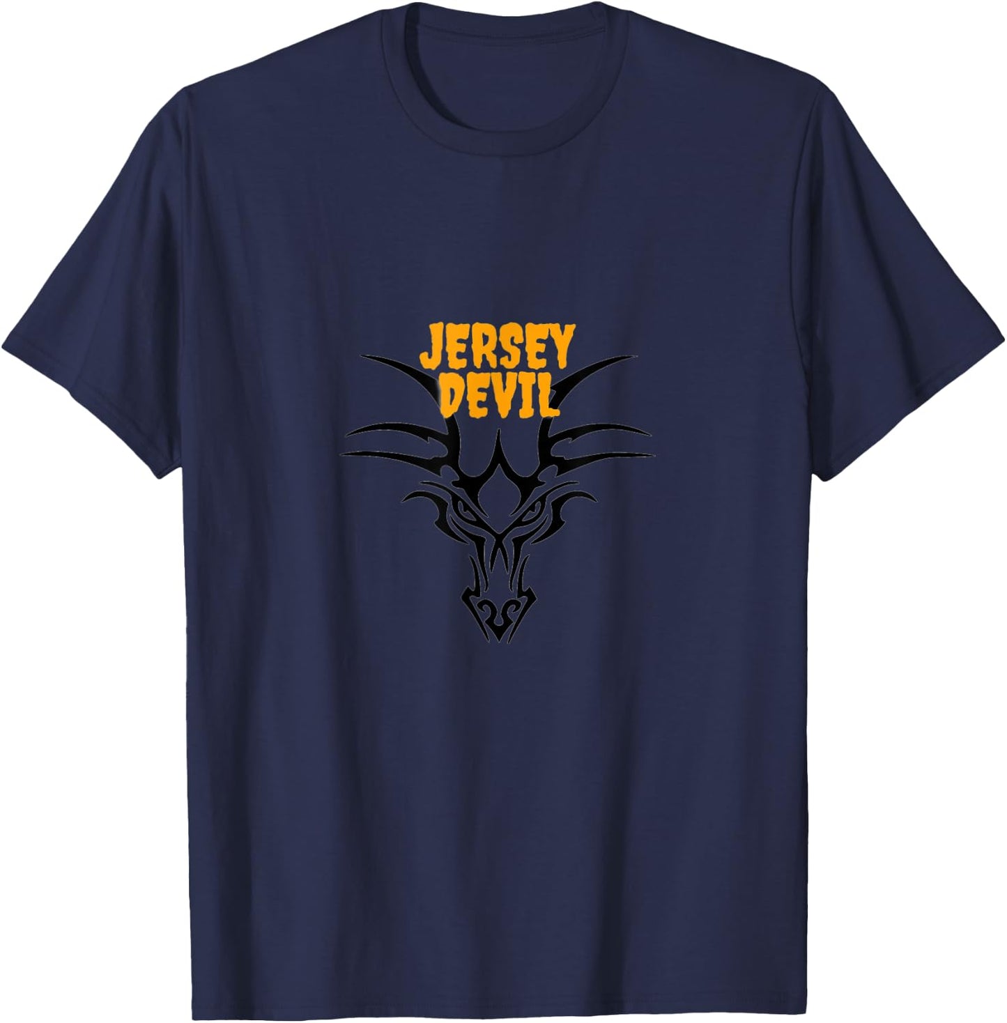 Jersey Devil Pine Barrens New Jersey Legend Horse Cryptids T-Shirt - T-Shirt | Navy