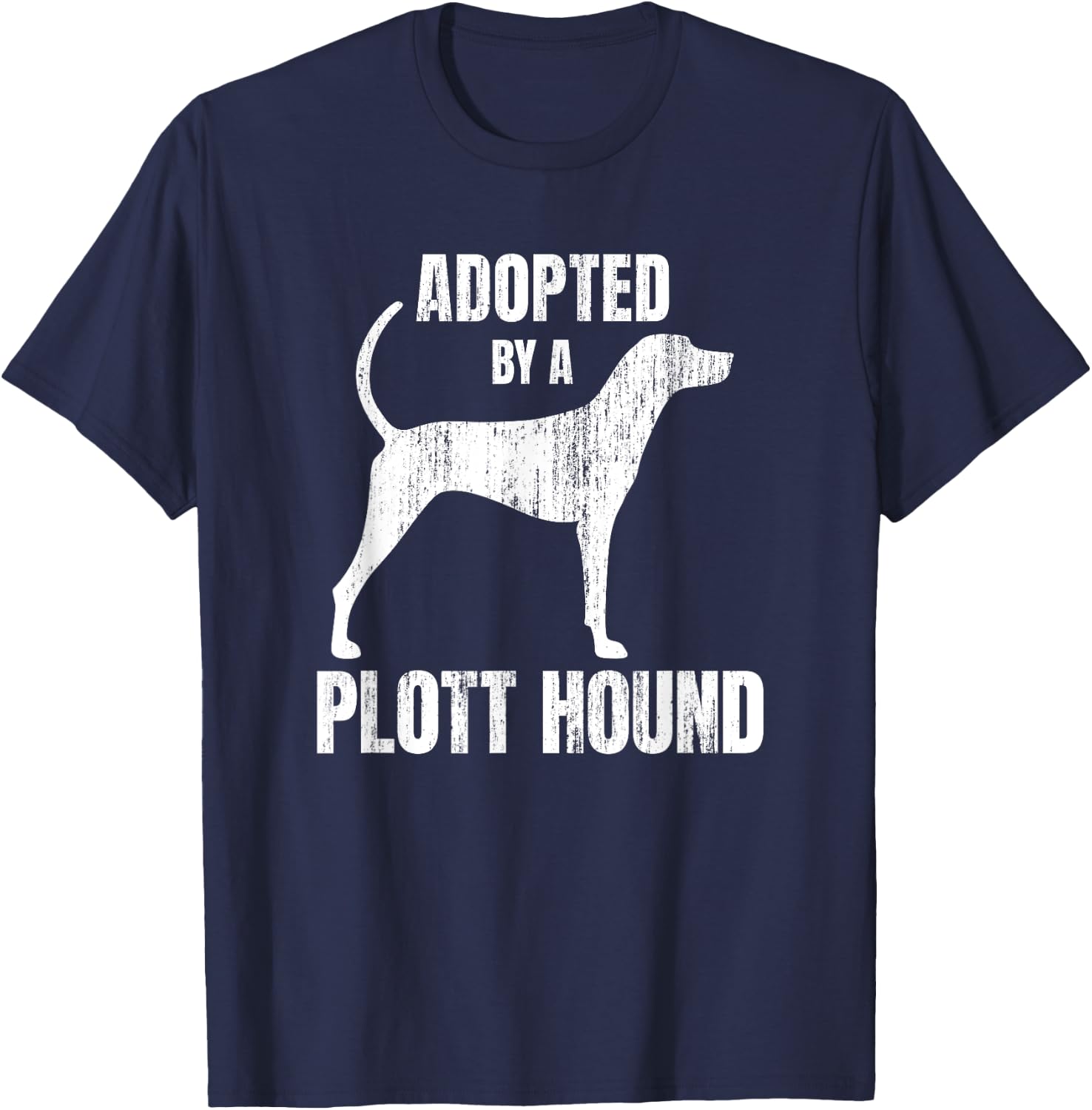 Plott Hound - Funny Dog Lover Women T-Shirt - T-Shirt | Navy
